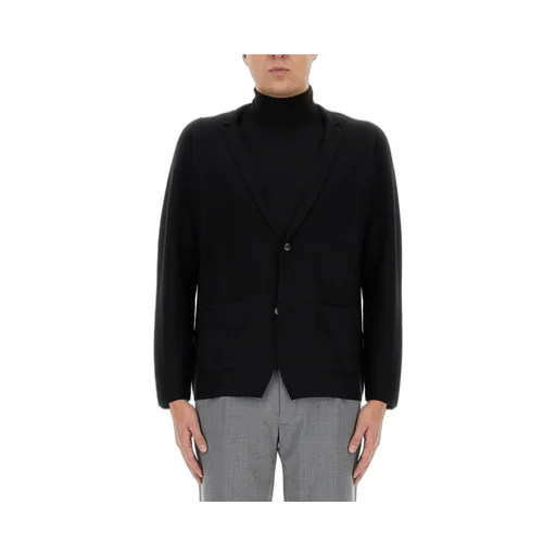 Lardini Textured Knit Jacket Sweater