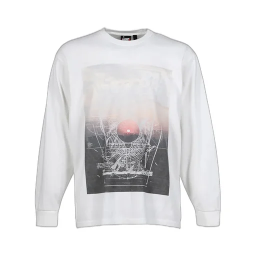Flatline L/S Tee / Wht
