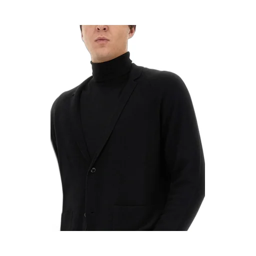 Lardini Textured Knit Jacket Sweater