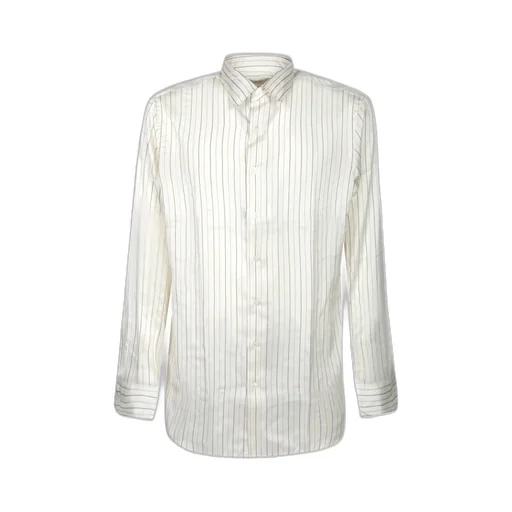 Lardini Striped Button-Up Shirt