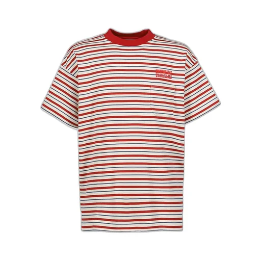 Eu Stripe Ss Tee / Red