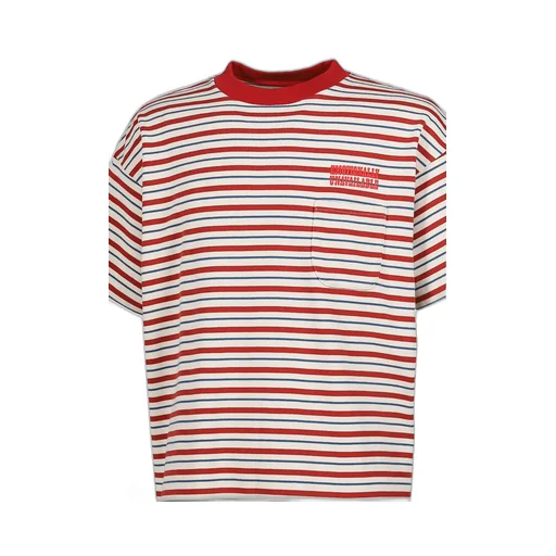 Eu Stripe Ss Tee / Red