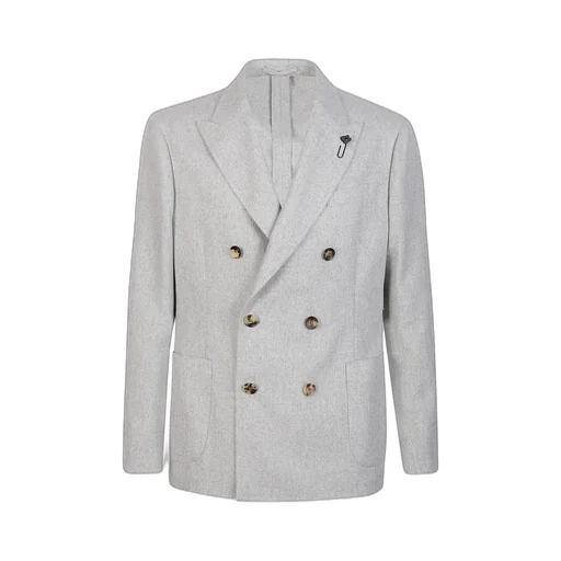 Lardini Double-Breasted Blazer Jacket