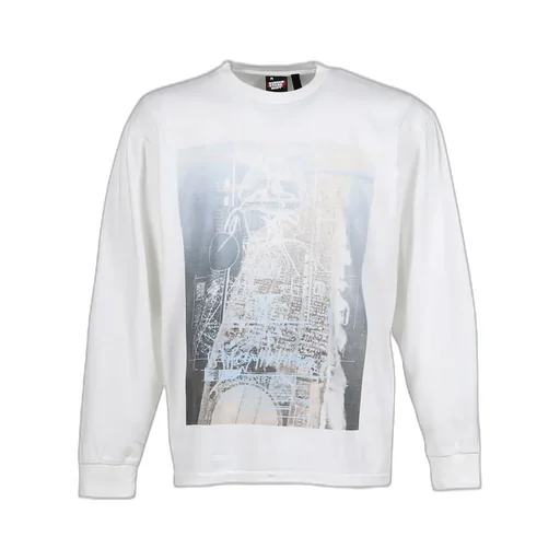 Long Island L/S Tee / Wht