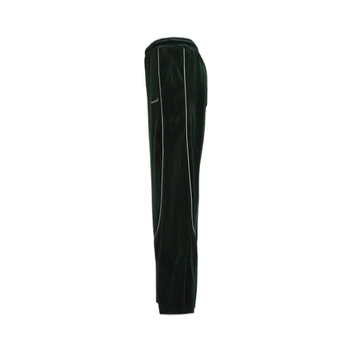 Script Logo Piping Velor Track Pants / Kelly