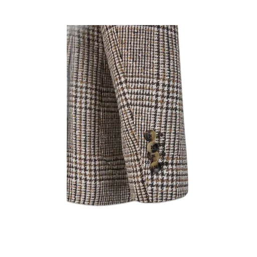 Lardini Plaid Motif Blazer