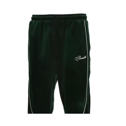Script Logo Piping Velor Track Pants / Kelly