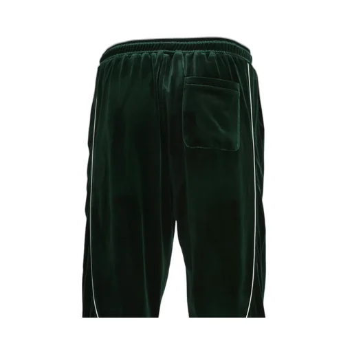 Script Logo Piping Velor Track Pants / Kelly