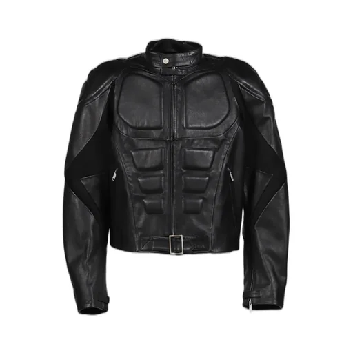 Muscle Leather Jacket / Black