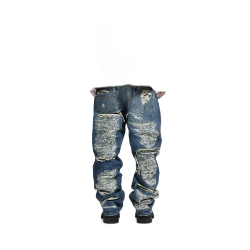 Collection Repaired Loose Fivepocket / Blu