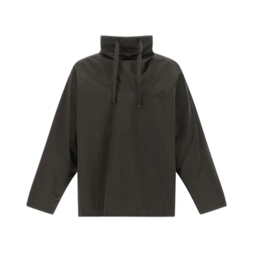 Lemaire Funnel Neck Drawstring Sweatshirt