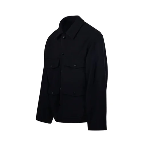 Lemaire Patch-Pocket Long-Sleeved Shirt Jacket