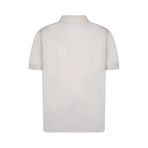 Lardini Pointelle-Knit Short Sleeved Polo Shirt
