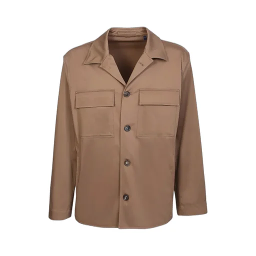 Lardini Breast-Pockets Detail Overshirt Jacket