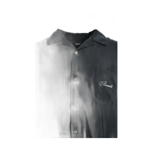 Script Logo Line Shirt / Black