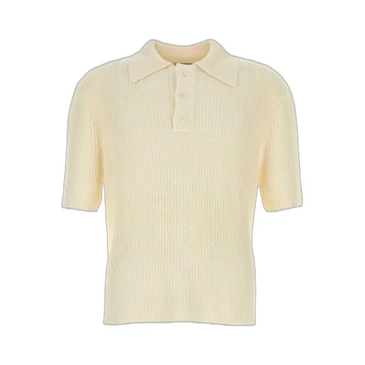 Le Kasha Napoli Short-Sleeved Crochet Polo Shirt