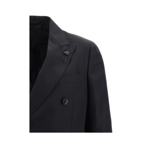 Lardini Double-Breasted Straight Hem Blazer