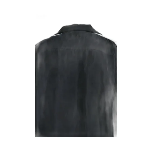 Script Logo Line Shirt / Black