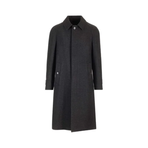 Lardini Single-Breasted Striped Coat
