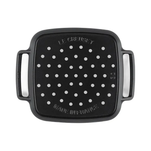 Le Creuset Logo Embossed Bbq Outdoor Square Grilling Pan