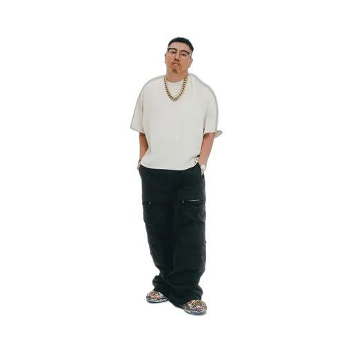 New Rich Triple Cargo Pants / Cotton Blk