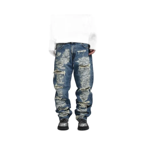 Collection Repaired Loose Fivepocket / Blu
