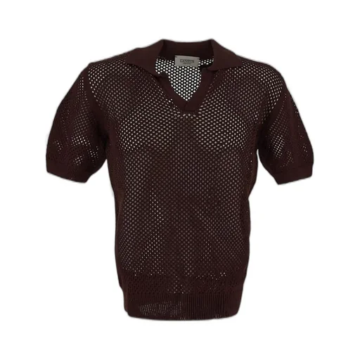 Laneus Knitted Polo Shirt