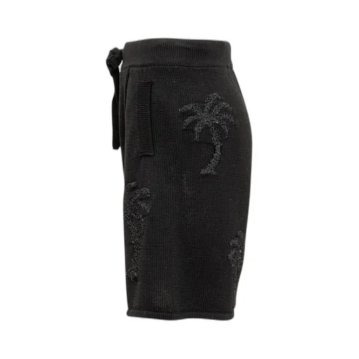 Laneus Sequin Detailed Knitted Bermuda Shorts