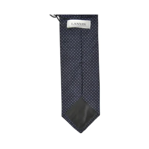 Lanvin Polka Dot Patterned Pointed Tip Tie