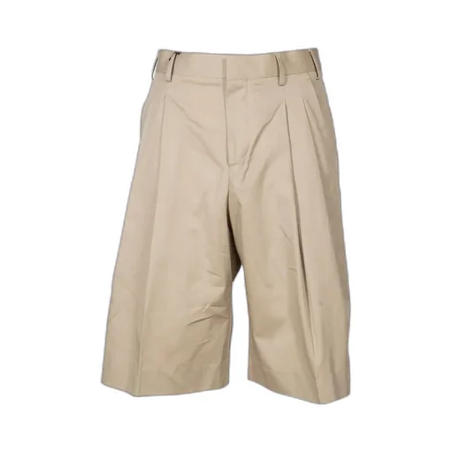 Laneus Gabardine Double Pence Bermuda Shorts