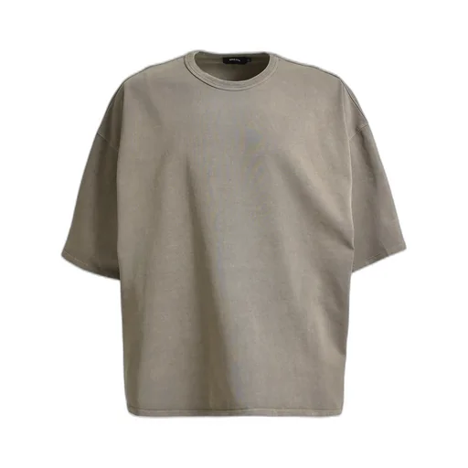 Newrich Wide Cropped Tee/Dust