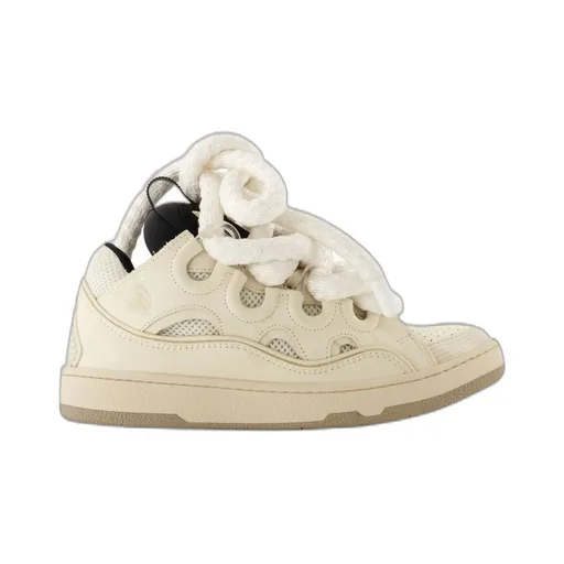Lanvin Curb Lace-Up Sneakers