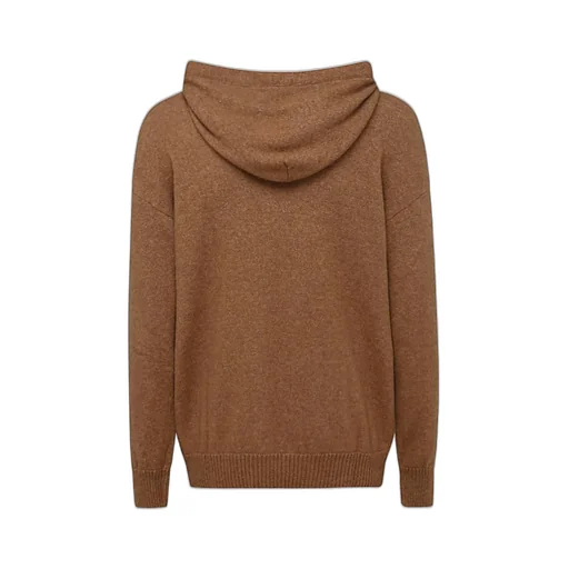 Laneus Ribbed Ribbed-Trim Hoodie