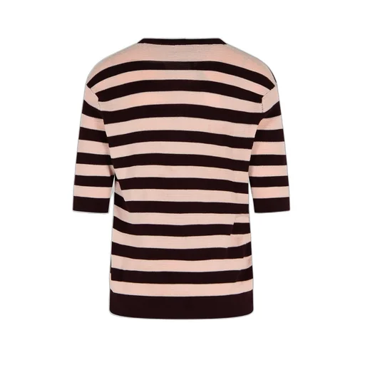 Laneus Striped V-Neck Jumper