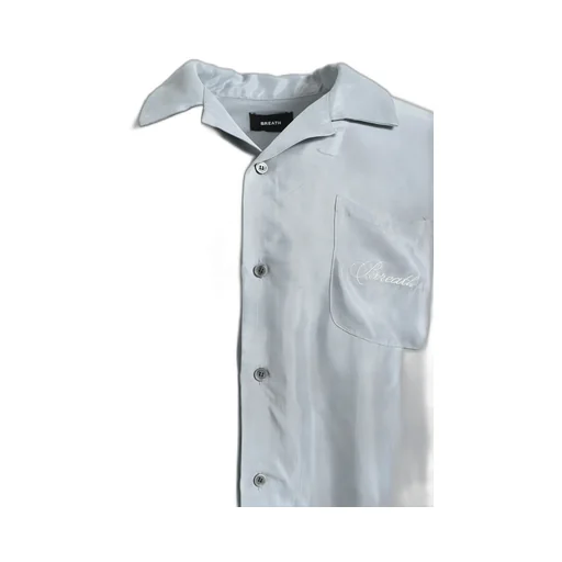 Script Logo Line Shirt / Gray