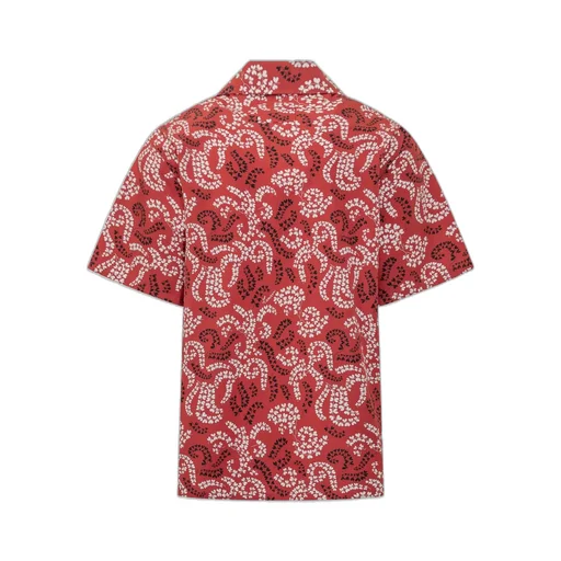 Lanvin Leaf Printed Short-Sleeved Shirt