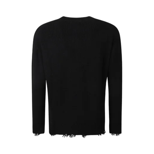 Laneus Distressed Knitted Jumper