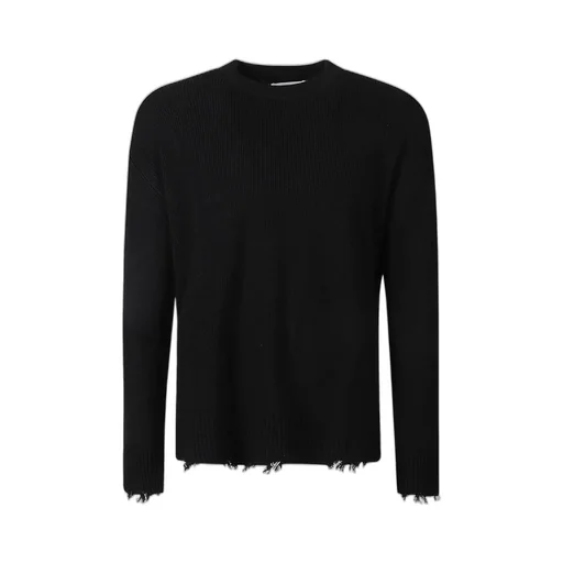 Laneus Distressed Knitted Jumper