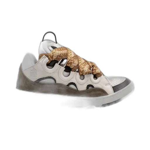 Lanvin Curb Lace-Up Sneakers