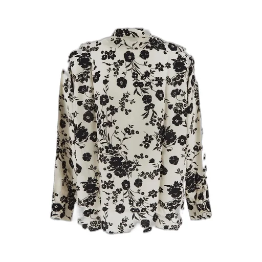 Laneus Floral Print Long Sleeve Shirt