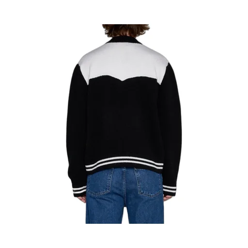 Laneus Bicolor Buttoned Coat
