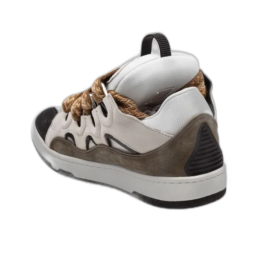 Lanvin Curb Lace-Up Sneakers