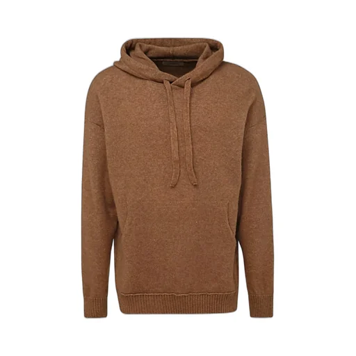 Laneus Ribbed Ribbed-Trim Hoodie