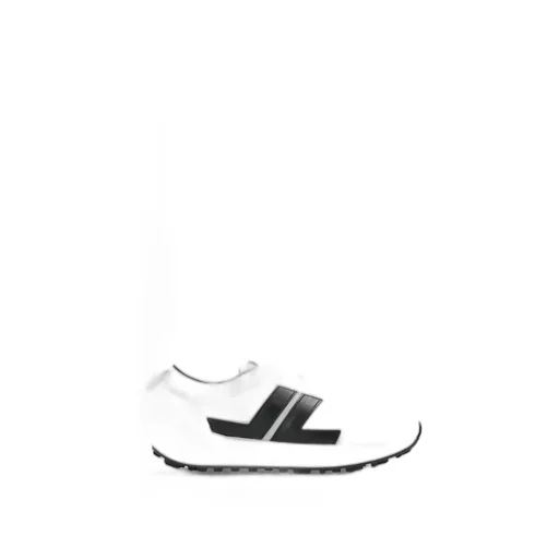 Lanvin Bumper Mesh Lace-Up Sneakers