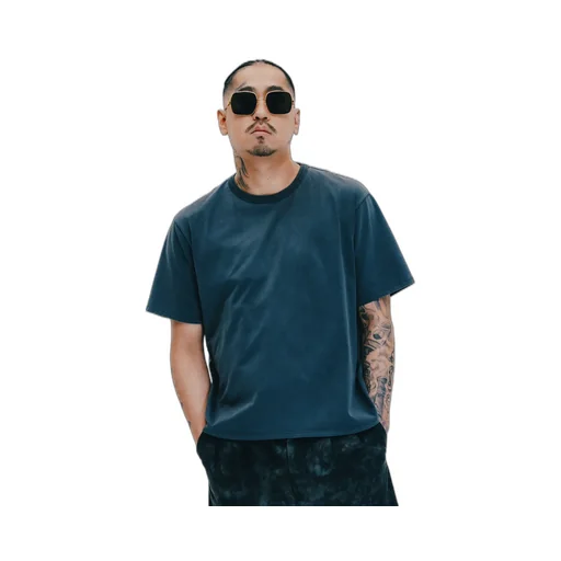 Newrich Slim Cropped Tee/Blk