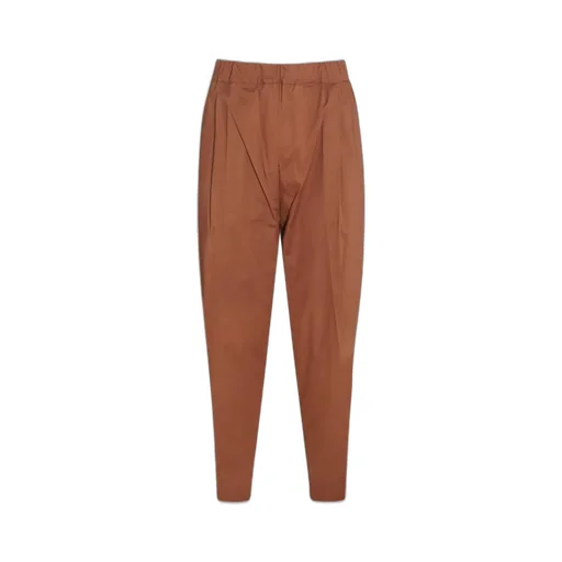 Laneus Stretch Elasticated Waistband Tapered Trousers
