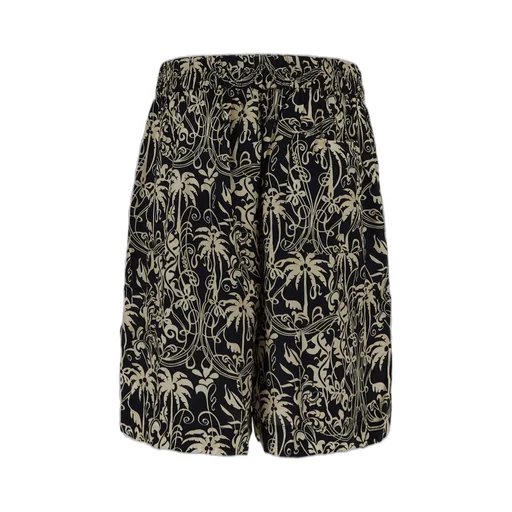 Laneus Wide Leg Bermuda Shorts