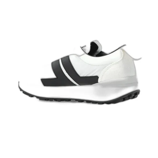 Lanvin Bumper Mesh Lace-Up Sneakers