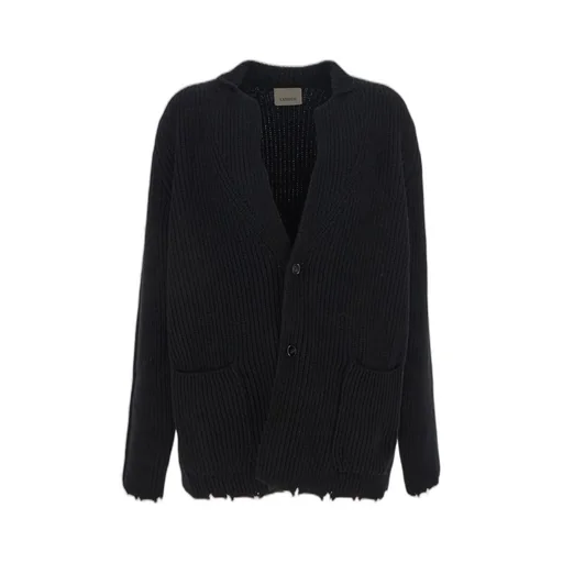 Laneus Distressed V-Neck Cardigan