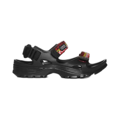 Lanvin Logo Embroidered Double-Strap Sandals